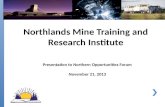 Northlands Mine Training and Research  Institute