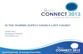 IS THE PHARMA SUPPLY-CHAIN A LOST CAUSE?