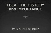 FBLA: THE HISTORY and IMPORTANCE
