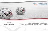 Data Management Challenges Solved by Frontier Technology & CommVault
