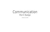 Communication Merit Badge