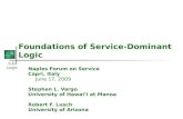 Foundations of Service-Dominant Logic