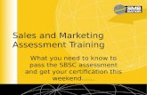 Sales and Marketing Assessment Training