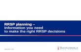 RRSP planning –  Information you need  to make the right RRSP decisions
