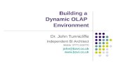 Building a  Dynamic OLAP  Environment