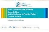 SSAs - Evidence Based Planning Rochelle Eime VicHealth  Research Practice Fellow- Physical Activity r.eime@ballarat.edu.au