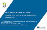 OECD Water Outlook to 2050: Managing Water Risks & seizing GREEN Growth Opportunities