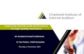 Improving internal audit performance through quality assurance