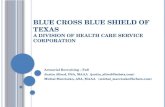 Blue Cross Blue Shield of Texas a division of health care service corporation