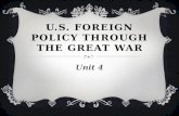 U.S. Foreign Policy through the great War