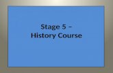 Stage 5 – History Course