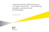 Improving the effectiveness of cyber security – controlling people, process and technology