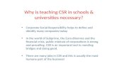 Why is teaching CSR in schools & universities necessary?