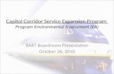 Capitol Corridor Service Expansion Program  Program Environmental Assessment (EA)