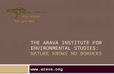 The Arava Institute for environmental studies: nature knows no borders