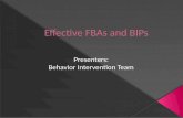 Effective FBAs and BIPs