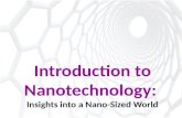 Introduction to Nanotechnology :  Insights into a Nano-Sized World