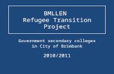 BMLLEN  Refugee Transition Project