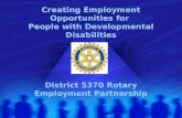 Creating Employment Opportunities for  People with Developmental Disabilities