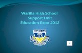 Warilla High School  Support Unit Education Expo 2013