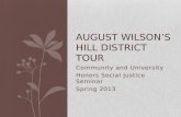 August Wilson’s Hill District Tour
