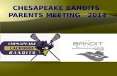 CHESAPEAKE BANDITS  PARENTS MEETING   2014