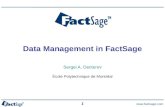 Data Management  in  FactSage
