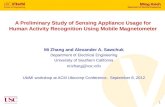 A Preliminary Study of Sensing Appliance Usage for Human Activity Recognition Using Mobile Magnetometer