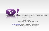 Large Scale Multi-Label Classification