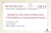 Residency Decisions Made Easy: UW-Madison’s Automated Process