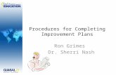Procedures  for Completing Improvement Plans