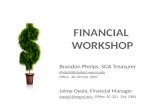 Brandon Phelps, SGA Treasurer phelpsb@student.wpunj.edu Office:  SC-319 Ext. 2697 Jaime Oyola, Financial Manager