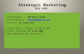 Strategic Marketing 052 430