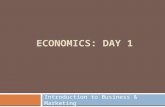 Economics: Day 1