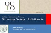 Washington State Information Technology Technology Strategy - IPMA Keynote