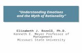 “Understanding Emotions  and the Myth of Rationality”