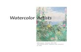 Watercolor  Artists
