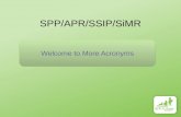 SPP/APR/SSIP/ SiMR