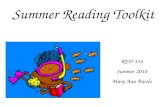 Summer Reading Toolkit