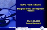 ECOG  ITrack  Initiative Integrated Trial Development Process