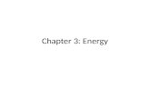 Chapter 3: Energy