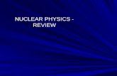 NUCLEAR PHYSICS - REVIEW