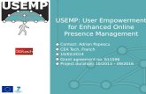 USEMP: User Empowerment for Enhanced Online Presence Management