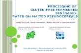 Processing of Gluten- free Fermented Beverages Based  on  Malted Pseudocereals