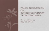 Panel Discussion on Interdisciplinary Team Teaching
