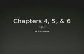 Chapters 4, 5, & 6