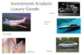 Investment Analysis  Luxury Goods