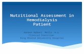 Nutritional Assessment in  Hemodialysis Patient