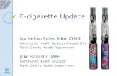 E-cigarette Update
