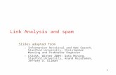 Link Analysis and spam